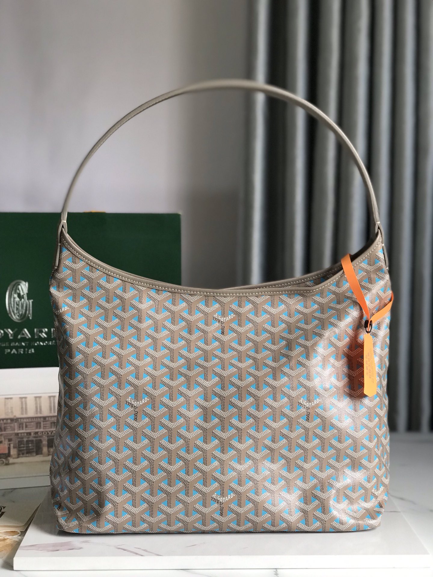 Goyard Hobo Bag brown-blue - KAIROO