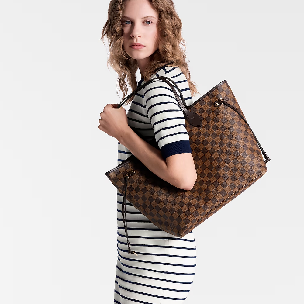 Louis Vuitton LV  Neverfull MM&GM (Damier Ebene) - KAIROO