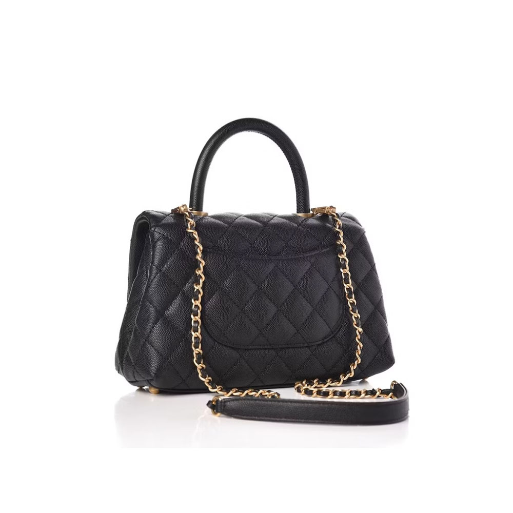 Chanel Classic Coco Handle Satchel Medium (10A Mirror Version) - KAIROO