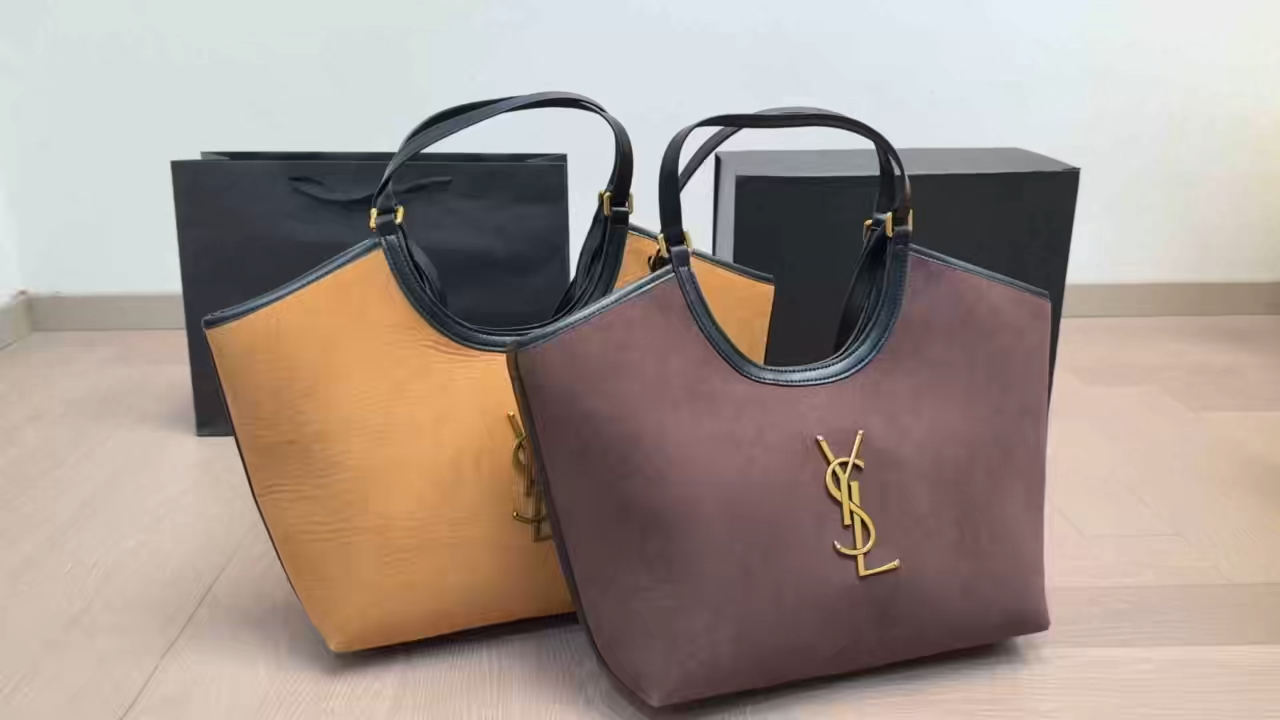 Saint Laurent Bea Tote Bag in Suede - KAIROO