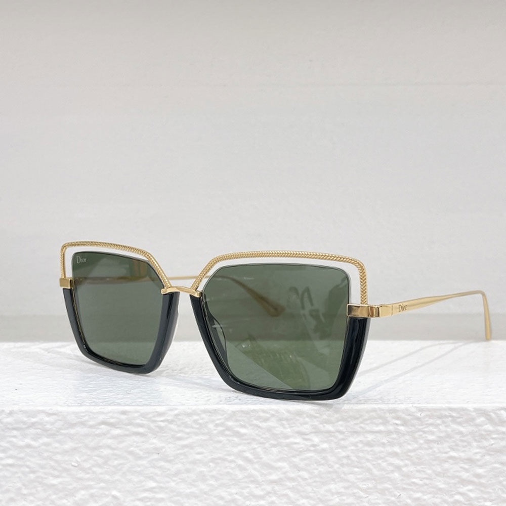 Dior  Stylish Temperament Hollow Frame sunglasses Top quality - KAIROO