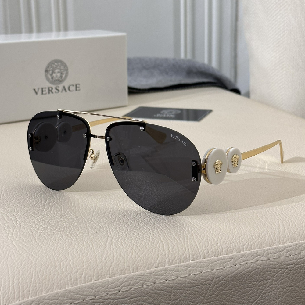 Versace  Rimless Sunglasses Top Quality - KAIROO