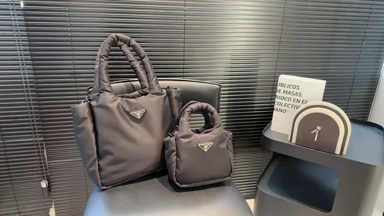 Prada Padded Soft Re-Nylon Open-top Basket Tote Bag - KAIROO