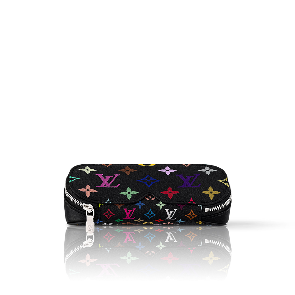 Louis Vuitton LV  Murakami Black Multicolore Zipped Eyewear Pouch - KAIROO
