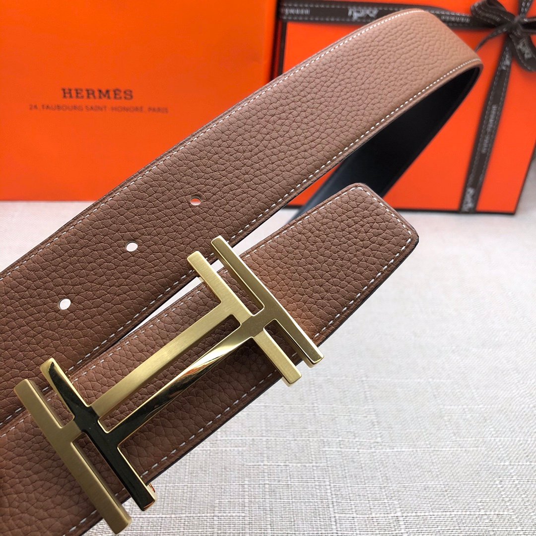 Hermès 38mm Reversible H Belt - KAIROO