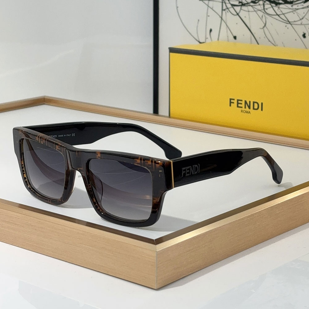 Fendi Fendigraphy Square Sunglasses Top quality - KAIROO