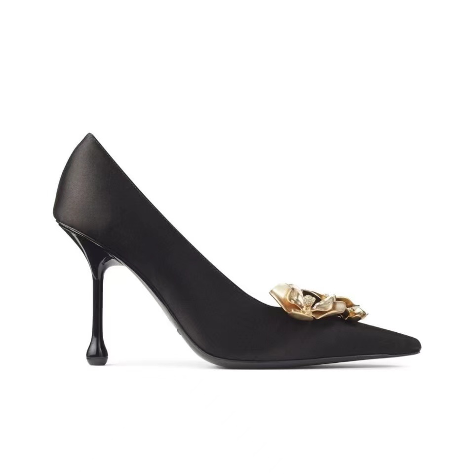 Jimmy Choo Amel 3D Orchid Architectural Heels - KAIROO