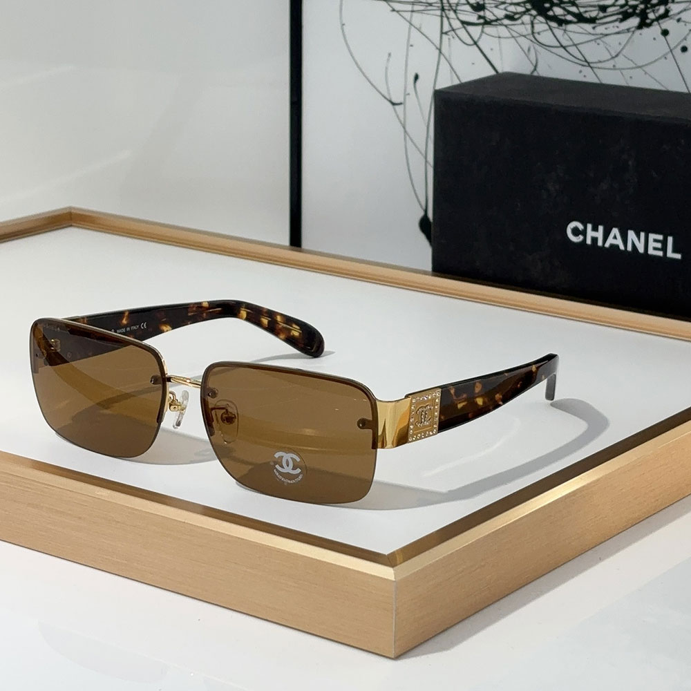 Chanel  Half frame Sunglasses Top quality - KAIROO