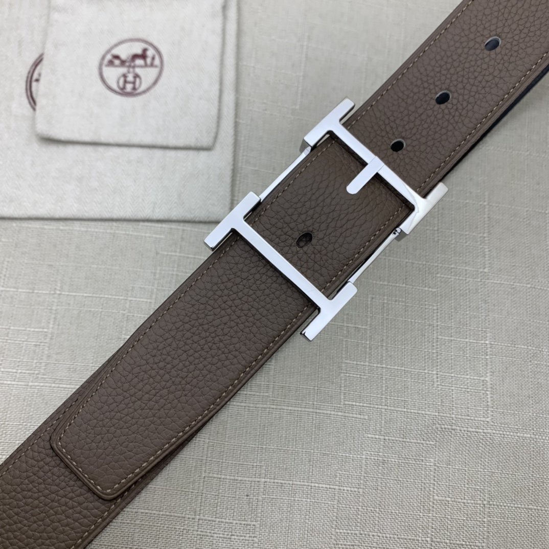 Hermès 38mm Reversible H Belt - KAIROO