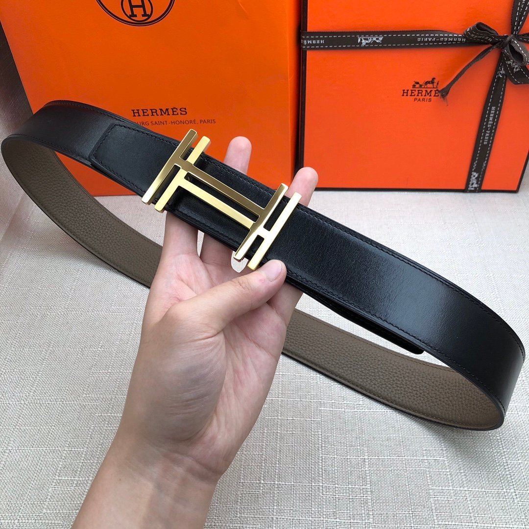 Hermès 38mm Reversible H Belt - KAIROO