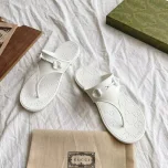 GUCCI Rubber Horsebit TPU Jelly Thong Sandals - KAIROO