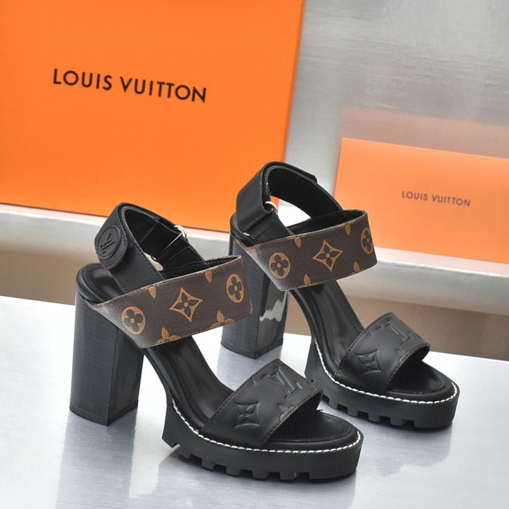 Louis Vuitton LV  Paseo Platform Block Heel Sandal - KAIROO