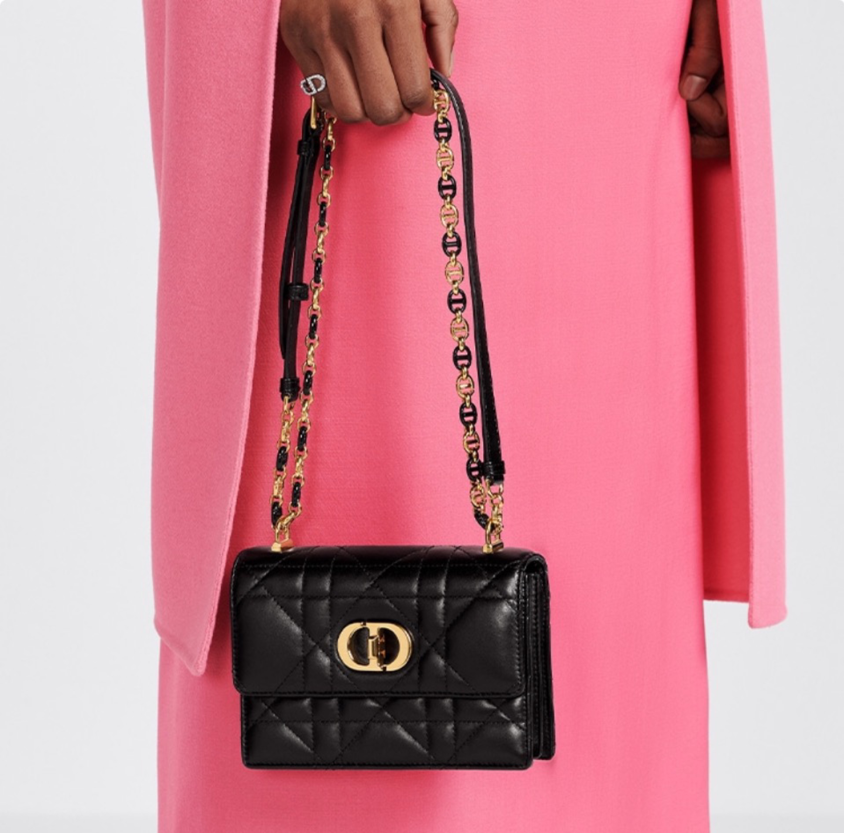 Dior Cannage Quilted Lambskin with CD Twist Clasp Shoulder Bags - KAIROO