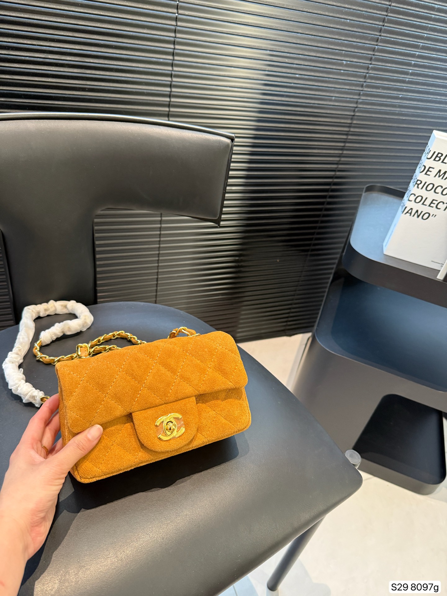 Chanel Mini Flap Bag in Suede Lambskin - KAIROO