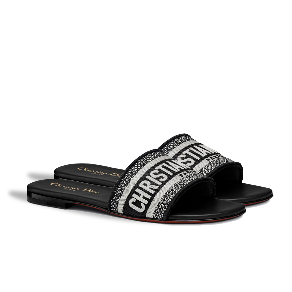 DIOR Dway Embroidered Cotton Slide - KAIROO