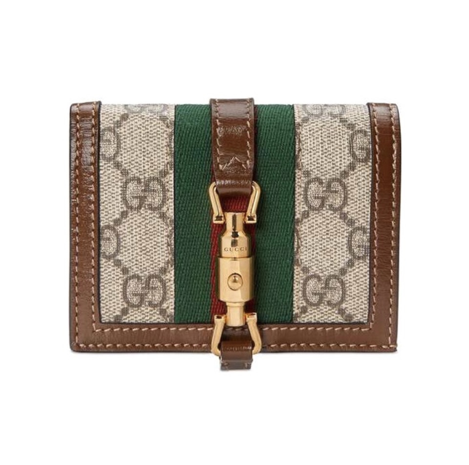 GUCCI GG Horsebit 1955 Zip Card Case Canvas Wallet - KAIROO