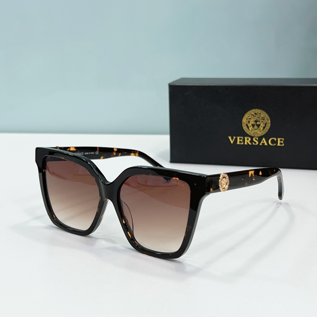 Versace  Mirror leg Logo  Sunglasses Top Quality - KAIROO