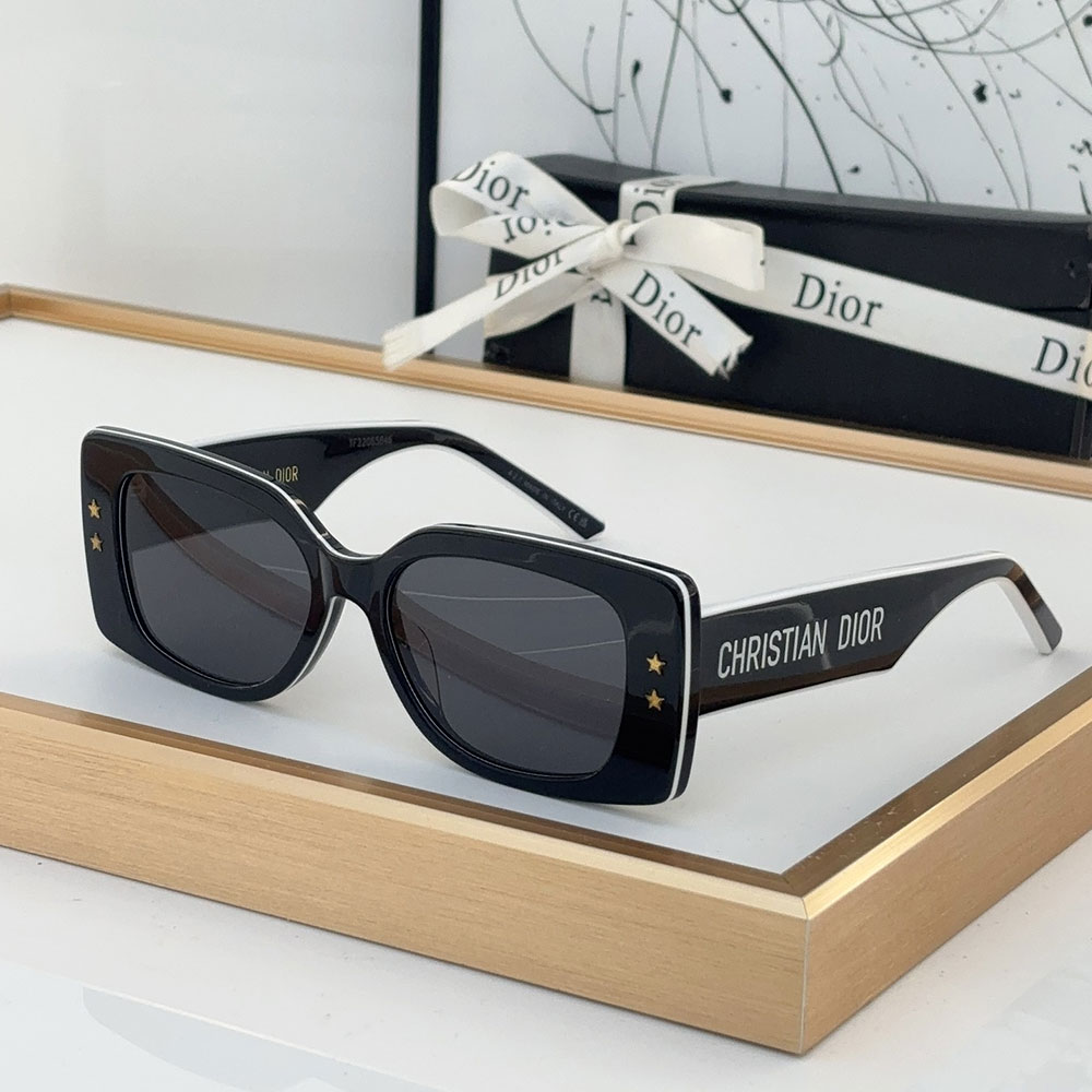Dior Side Letter Plate Frame sunglasses Top quality - KAIROO