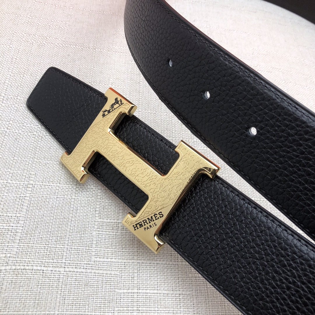 Hermès 38mm Reversible H Belt - KAIROO