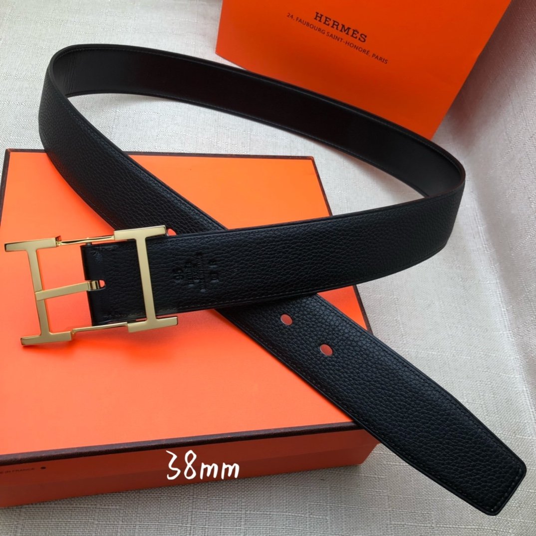 Hermès 38mm Reversible H Belt - KAIROO