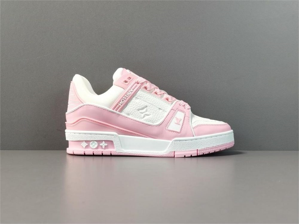 Louis Vuitton LV  Trainer Sneaker Pink - KAIROO