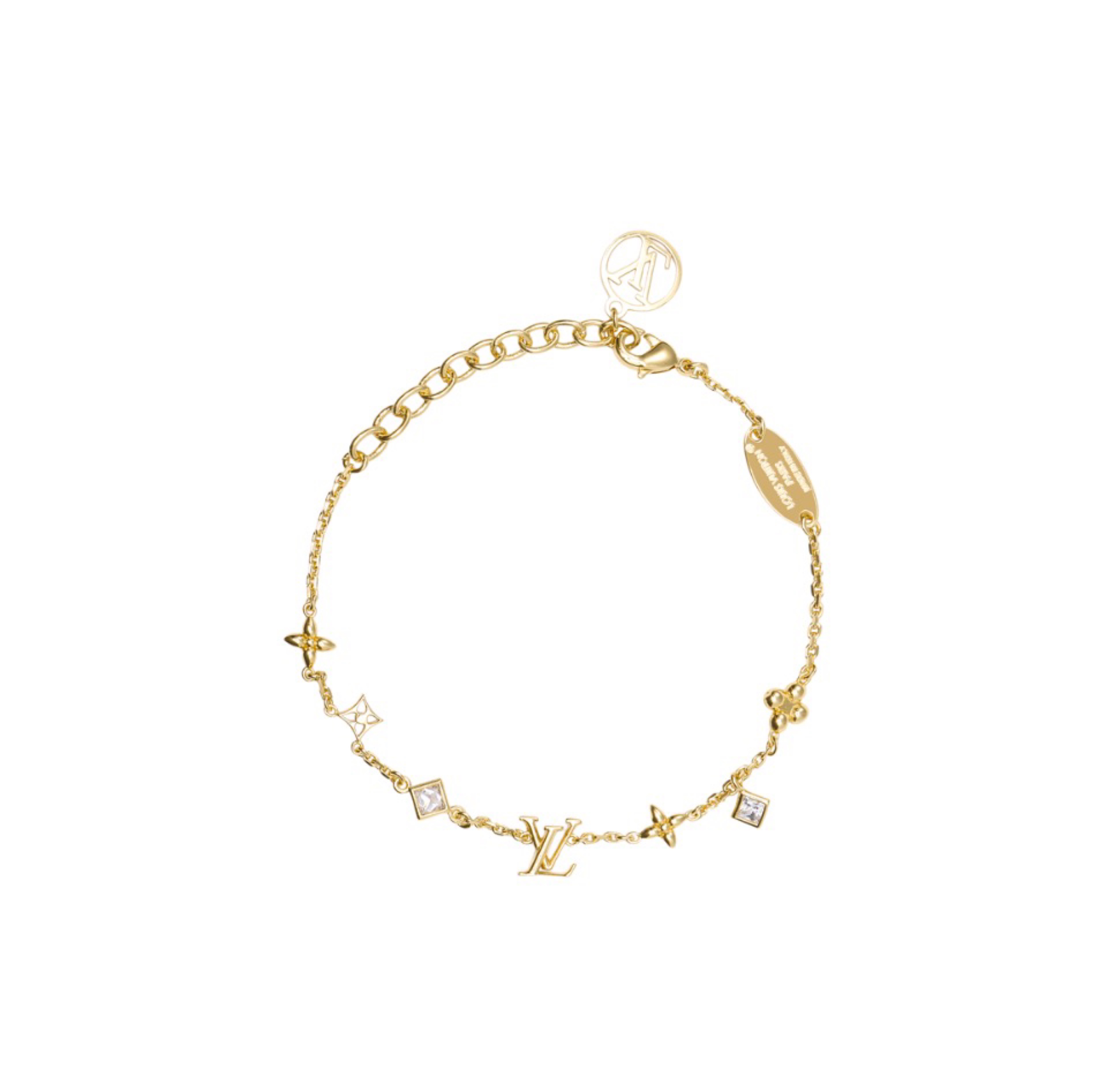 Louis Vuitton LV  Blooming Strass Necklace M01322 & Bracelet M1040A - KAIROO