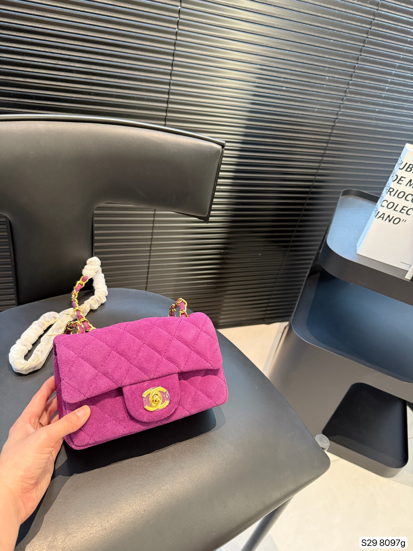 Chanel Mini Flap Bag in Suede Lambskin - KAIROO