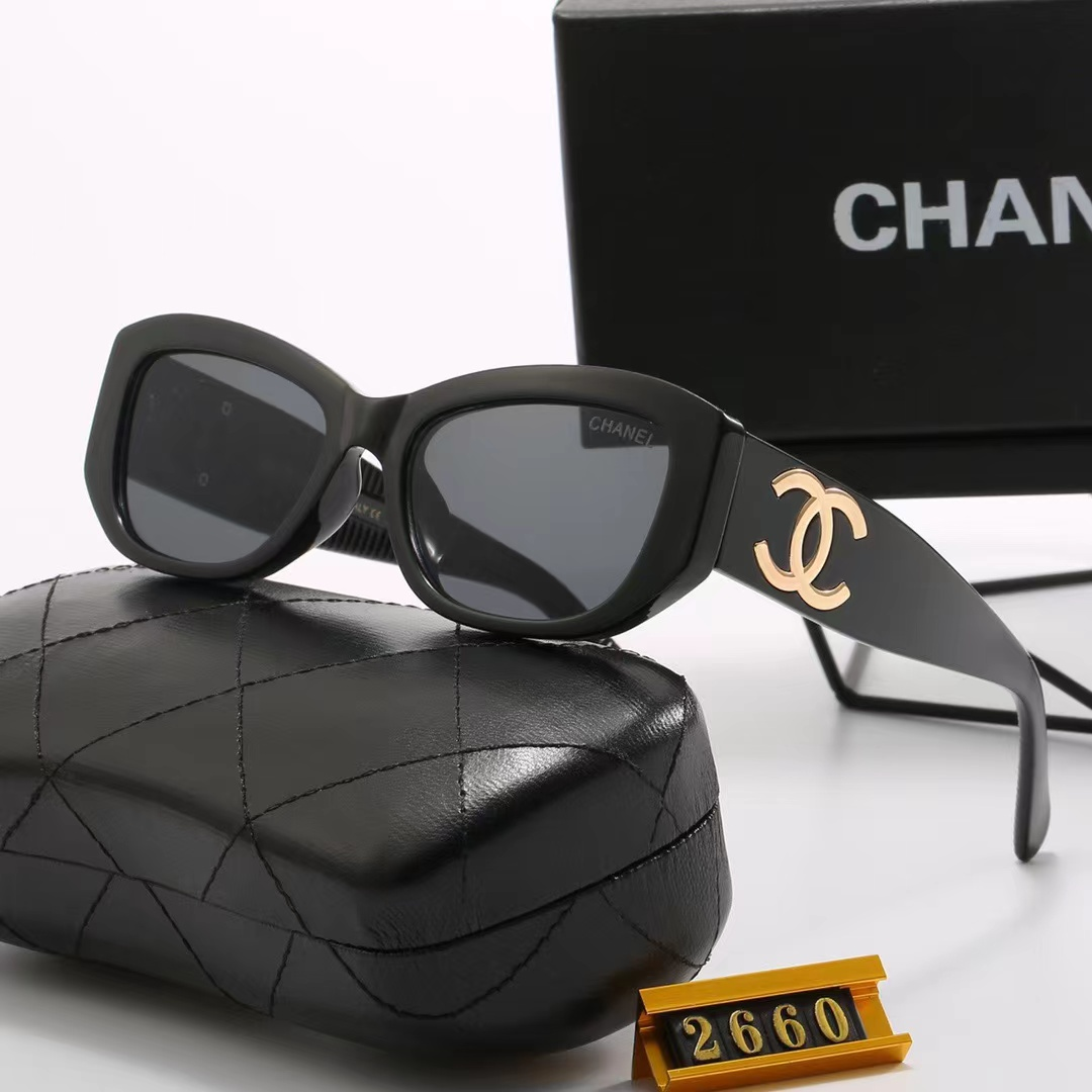 Chanel Butterfly Shield Logo Sunglasses Top quality - KAIROO
