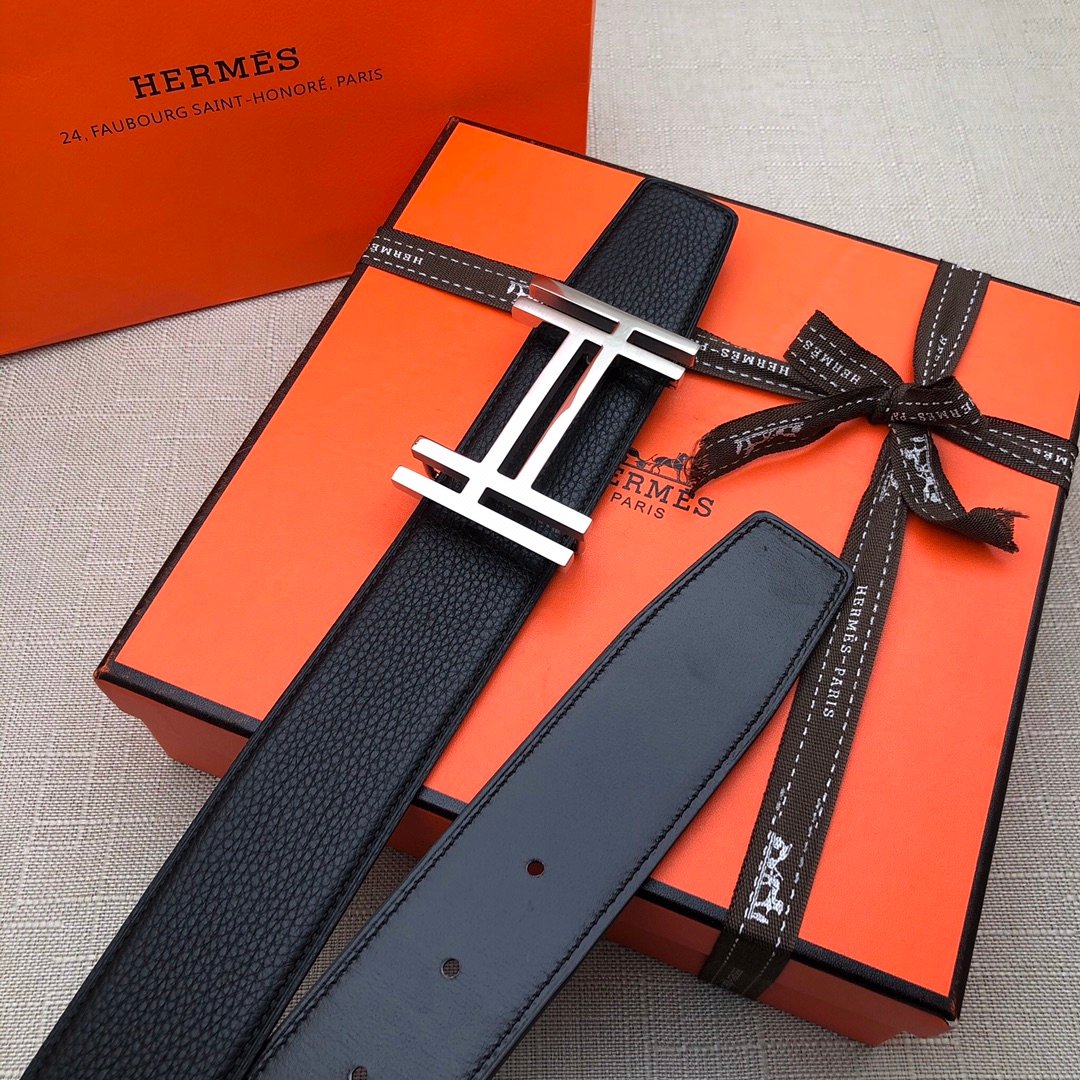 Hermès 38mm Reversible H Belt - KAIROO