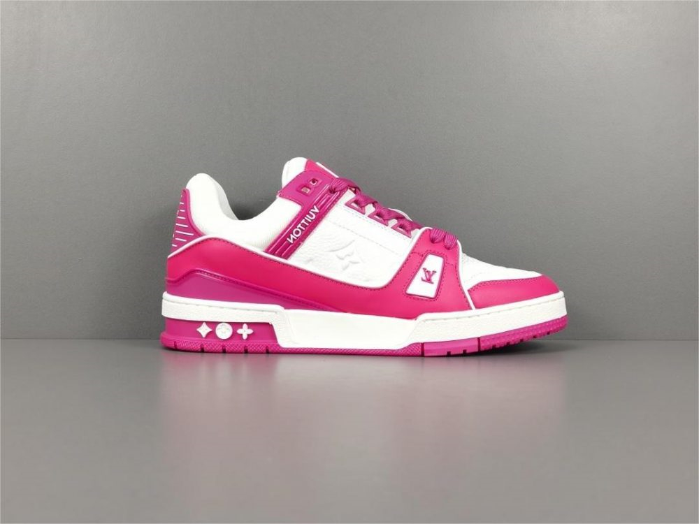 Louis Vuitton LV  Trainer Sneaker Fuchsia - KAIROO