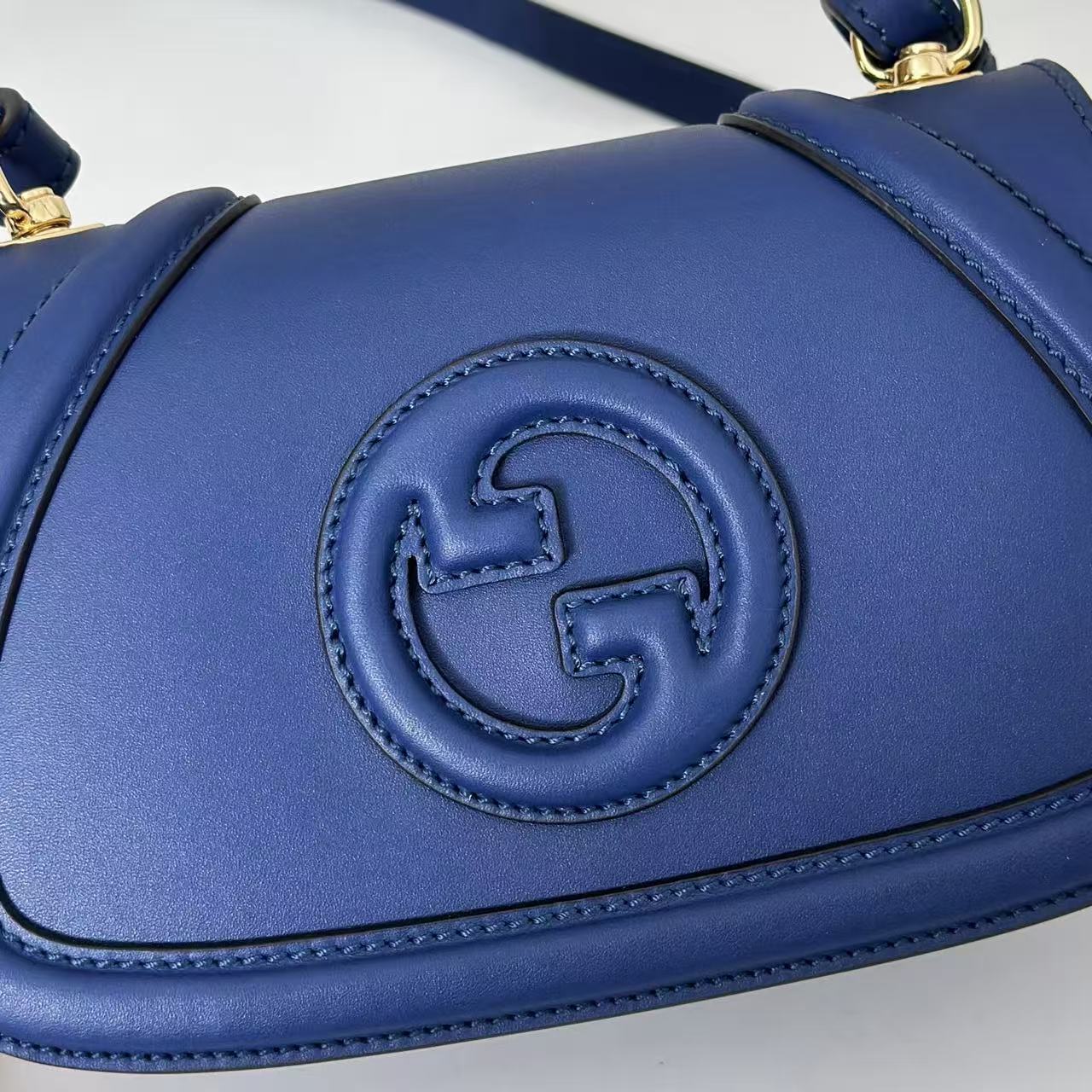 GUCCI Blondie Archival Leather Shoulder Bag / Blur - KAIROO