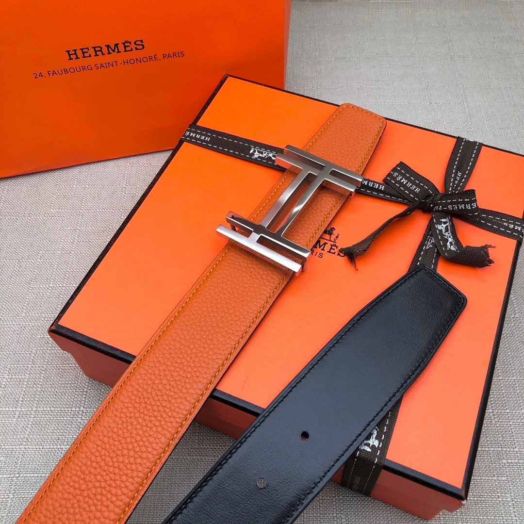 Hermès 38mm Reversible H Belt - KAIROO