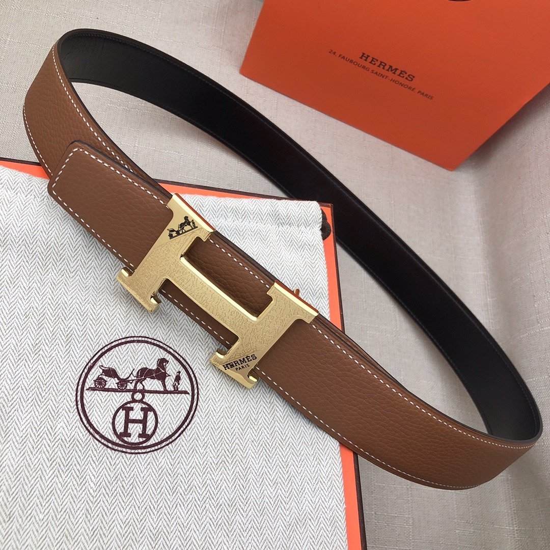 Hermès 38mm Reversible H Belt - KAIROO
