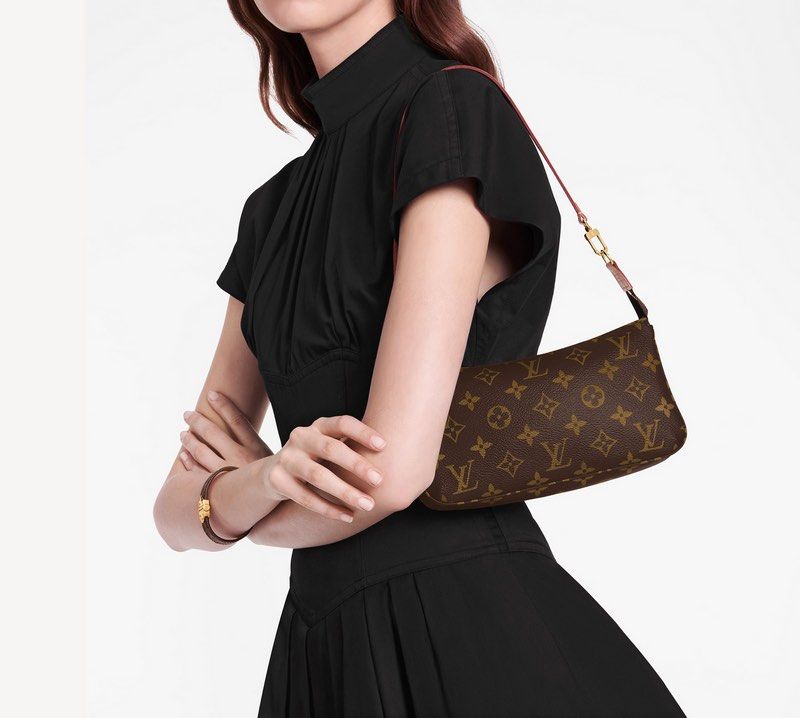 Louis Vuitton LV  Pochette Accessoires Monogram Coated Canvas Pouch - KAIROO