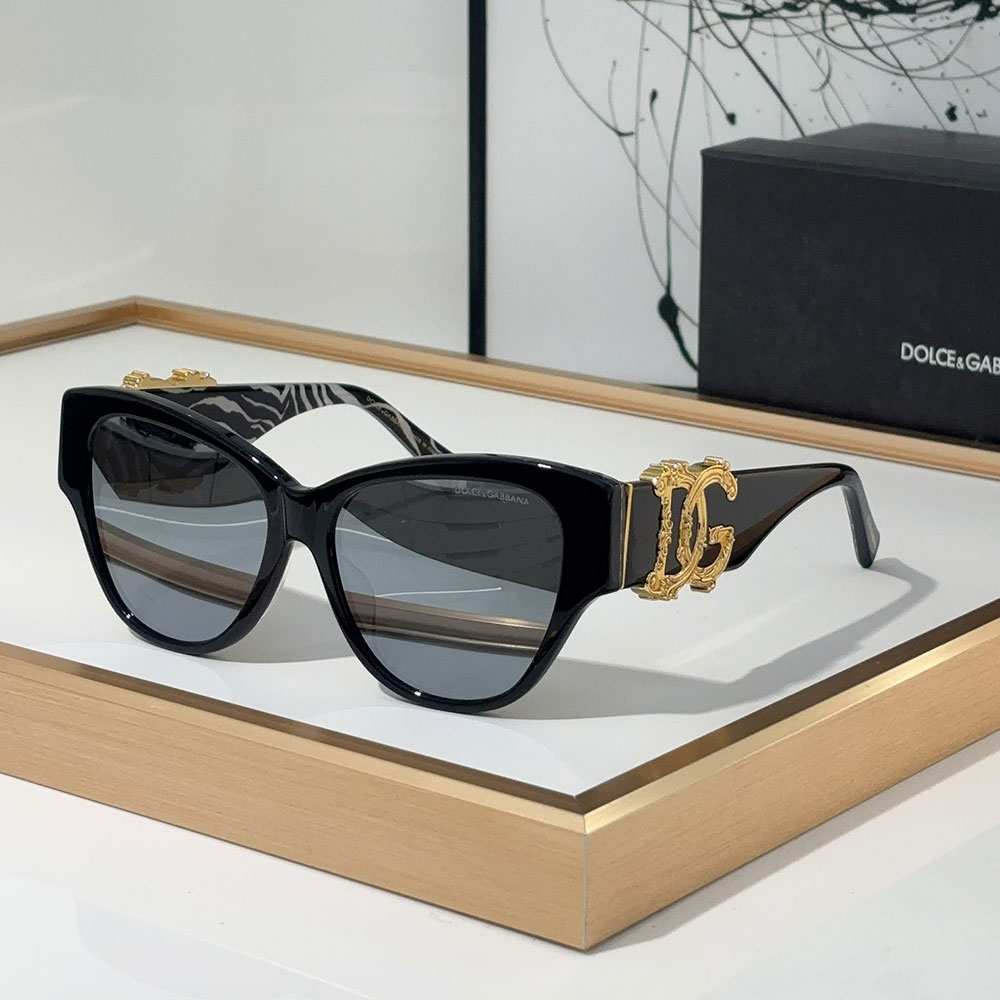 DOLCE & GABBAN DG Mirror leg Large Logo Sunglasses Top quality - KAIROO