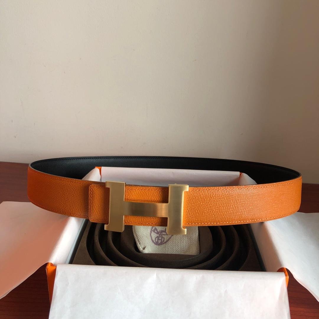 Hermès 38mm Reversible H Belt - KAIROO