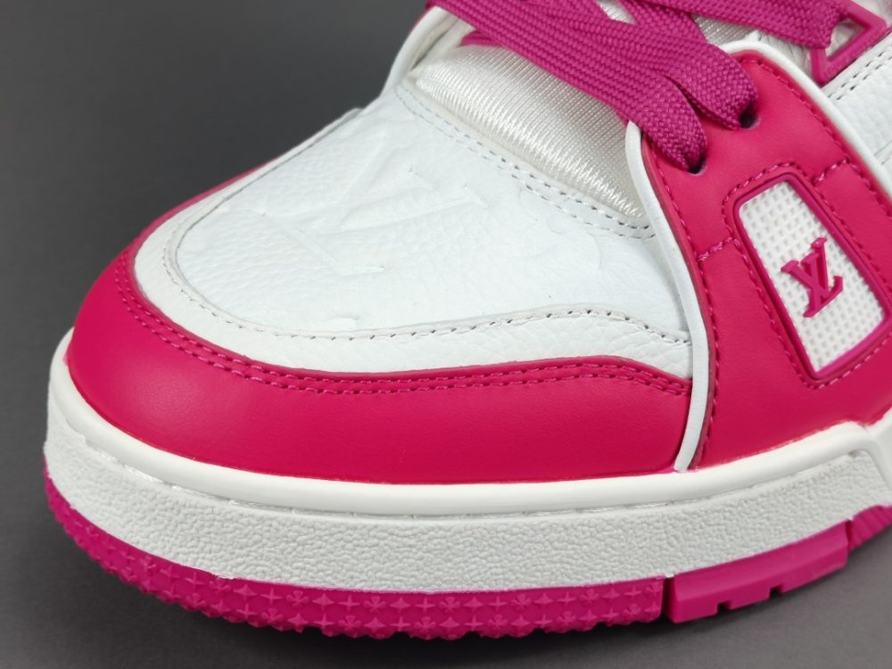 Louis Vuitton LV  Trainer Sneaker Fuchsia - KAIROO