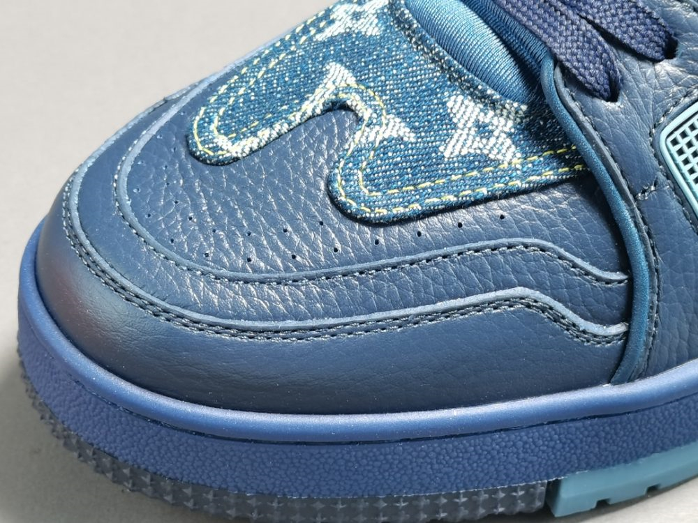 Louis Vuitton LV  Trainer Sneaker Blue - KAIROO
