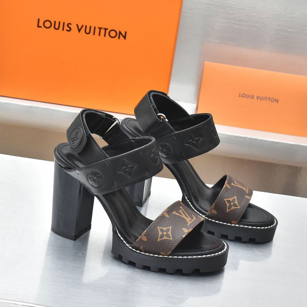 Louis Vuitton LV  Paseo Platform Block Heel Sandal - KAIROO