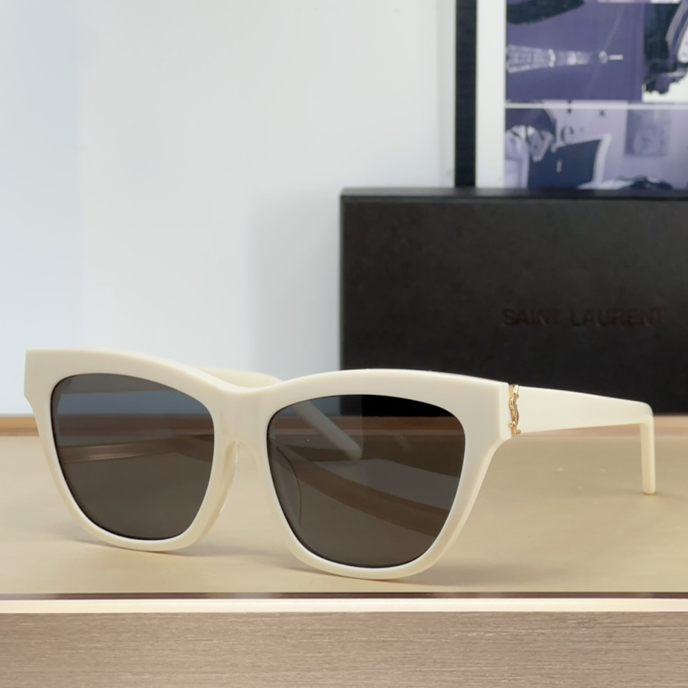 Saint Laurent YSL Side Logo Cat-eye Square Sunglasses Top Quality - KAIROO