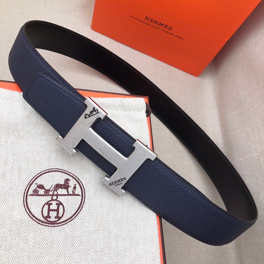 Hermès 38mm Reversible H Belt - KAIROO