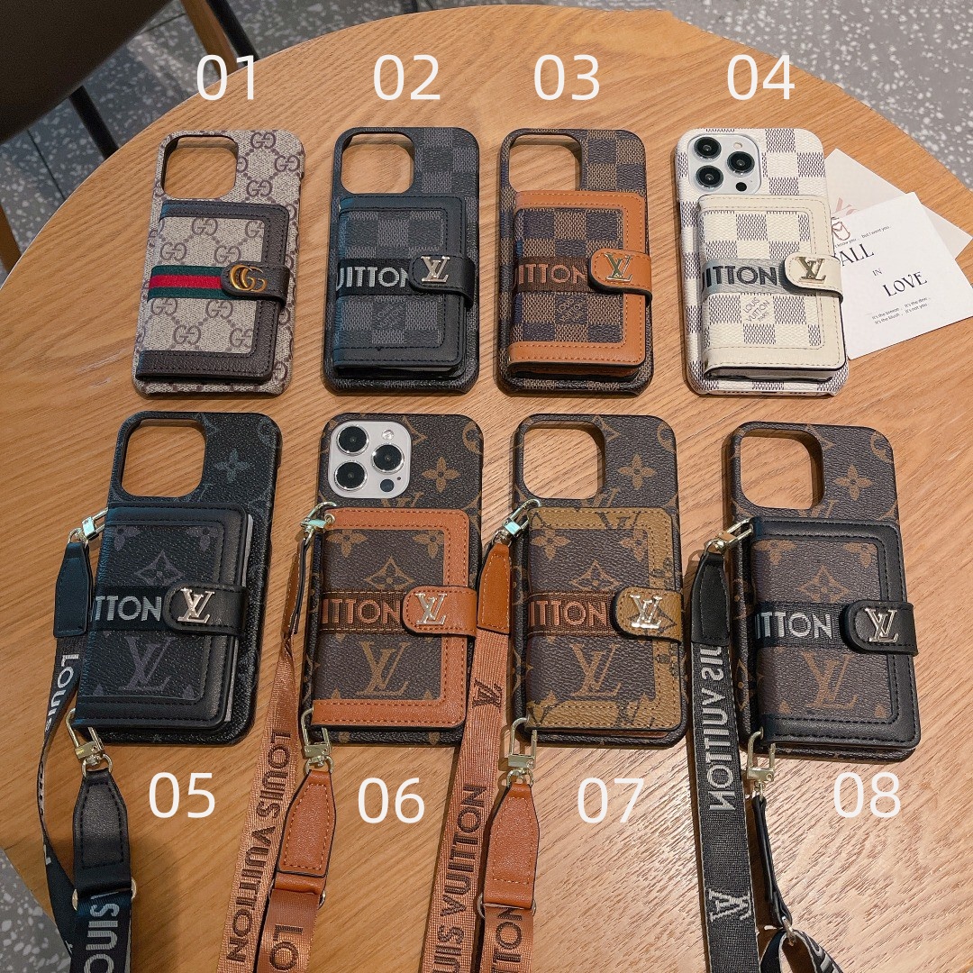 Louis Vuitton LV  iPhone Card Holder Case - KAIROO