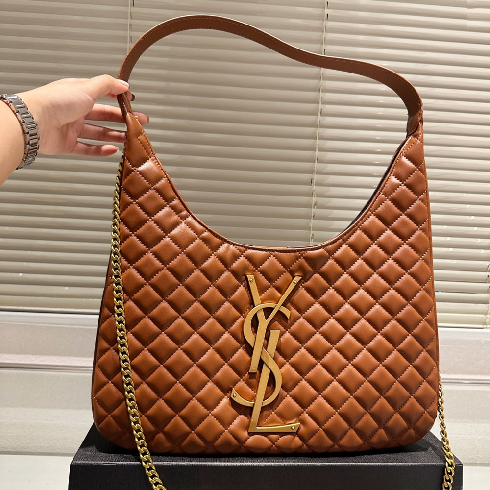 Saint Laurent Sade Maxi Bag In Quilted Leather - KAIROO