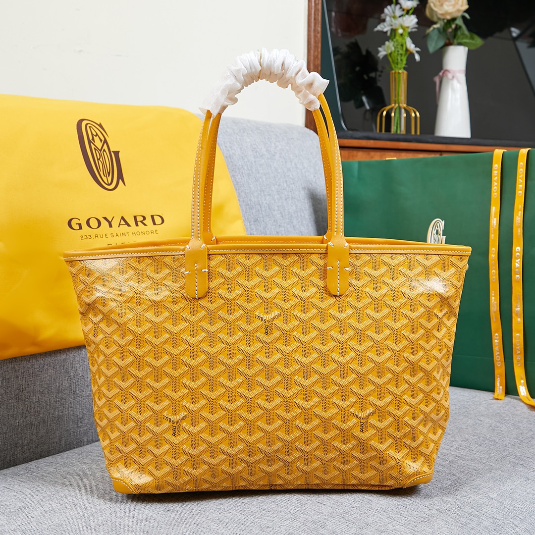 Goyard Saint Louis Tote Bag yellow - KAIROO