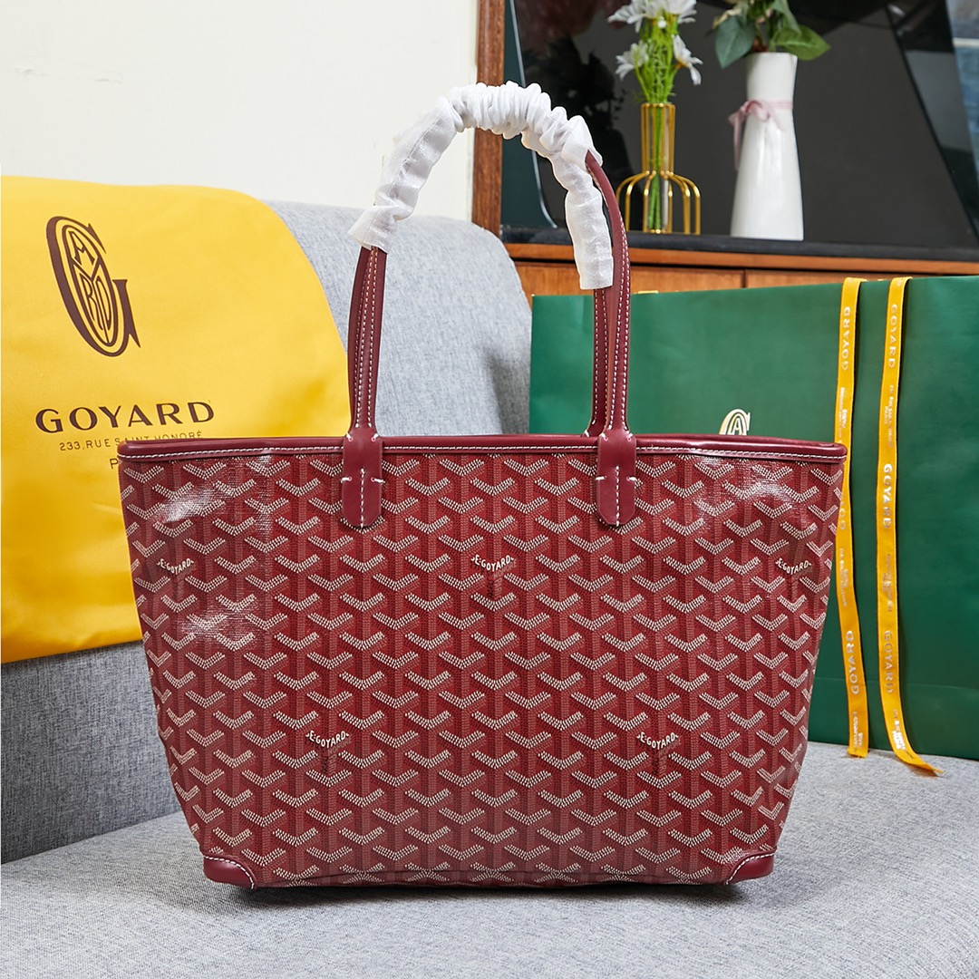 Goyard Saint Louis Tote Bag burgundy - KAIROO