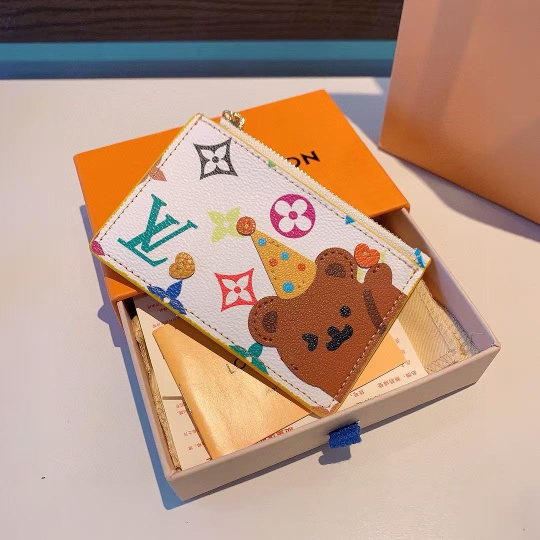 Louis Vuitton LV  Teddy Bear Coin Card Holder - KAIROO
