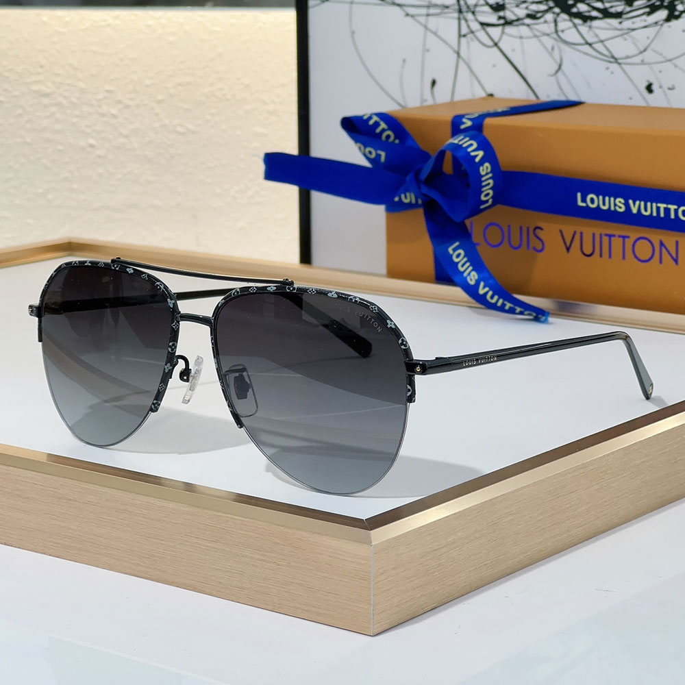 Louis Vuitton LV Frame Logo sunglasses Top quality - KAIROO