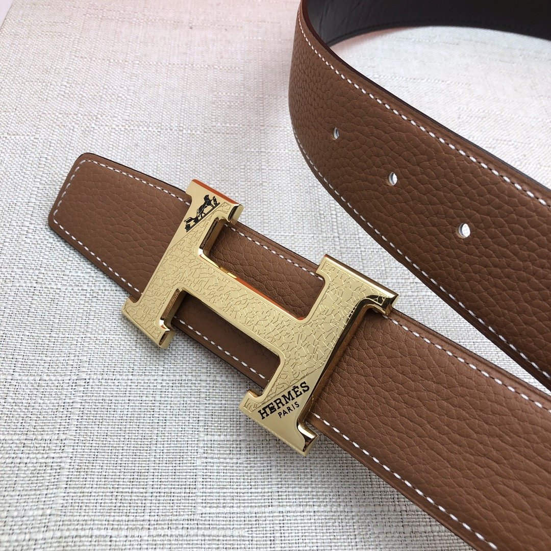 Hermès 38mm Reversible H Belt - KAIROO