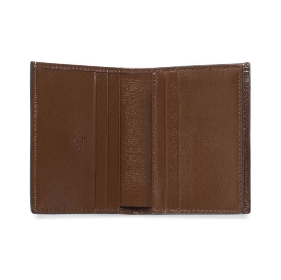 GUCCI GG Horsebit 1955 Zip Card Case Canvas Wallet - KAIROO