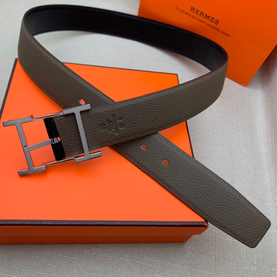 Hermès 38mm Reversible H Belt - KAIROO